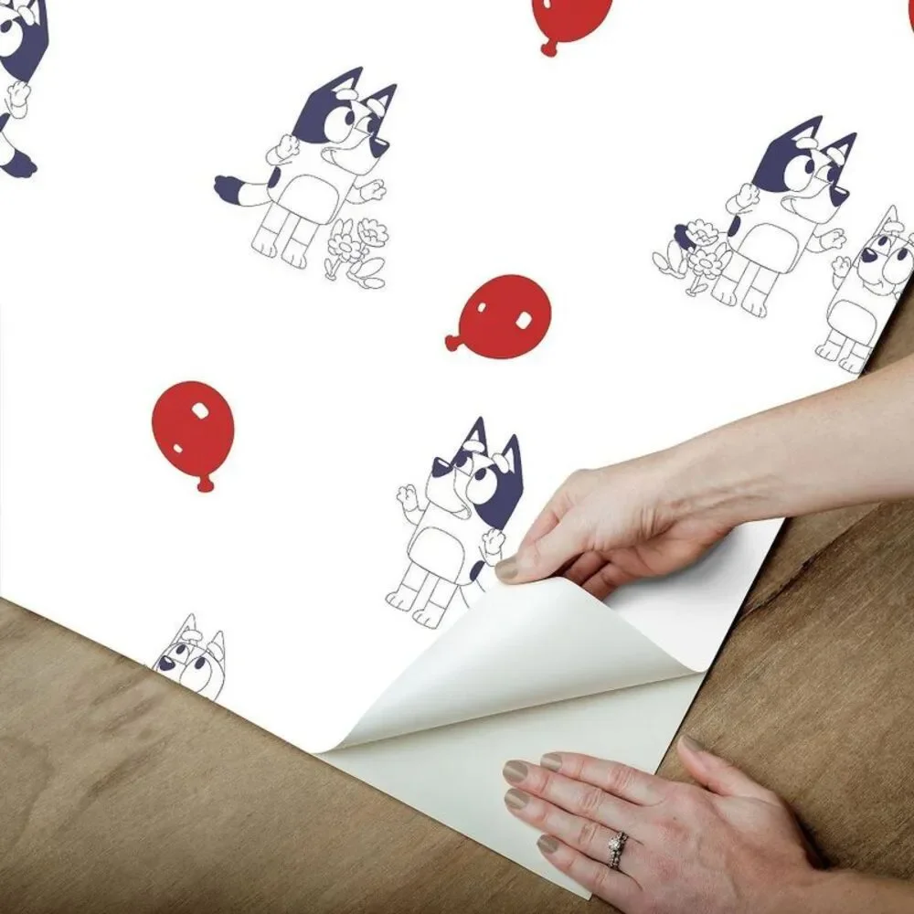 Bluey peel & stick wallpaper-partial roll